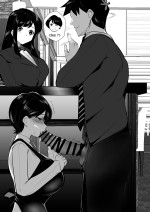 1boy 2girls apron big breasts big penis blowjob breasts censor bar censored cheating — NTR hentai doujin