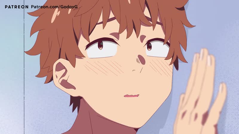 1girls 2boys 2d animated anus ass backpussy blush brown hair cheating closed eyes cuckold — NTR hentai video