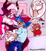 blush boyfriend (friday night funkin) cheating cheating boyfriend clothed clothed sex — NTR hentai doujin
