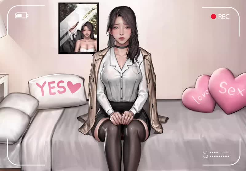 1boy 1boy1girl 1girls anal anal creampie anal missionary anal sex animated black lingerie — NTR hentai video