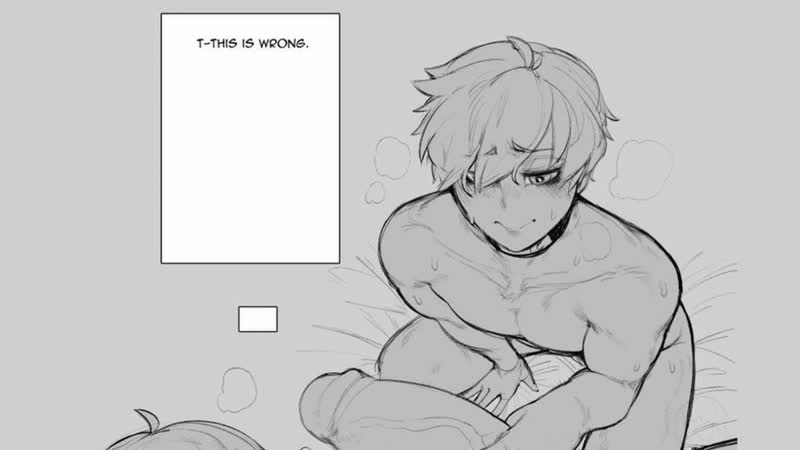 2boys aluryva animated big penis boner cheating choker cock worship cucked by femboy — NTR hentai video