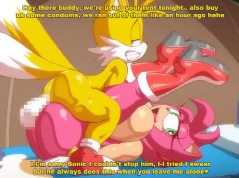 1boy 1girls aged up ahe gao amy rose angelauxes animated anthro audible creampie big ass — NTR hentai video
