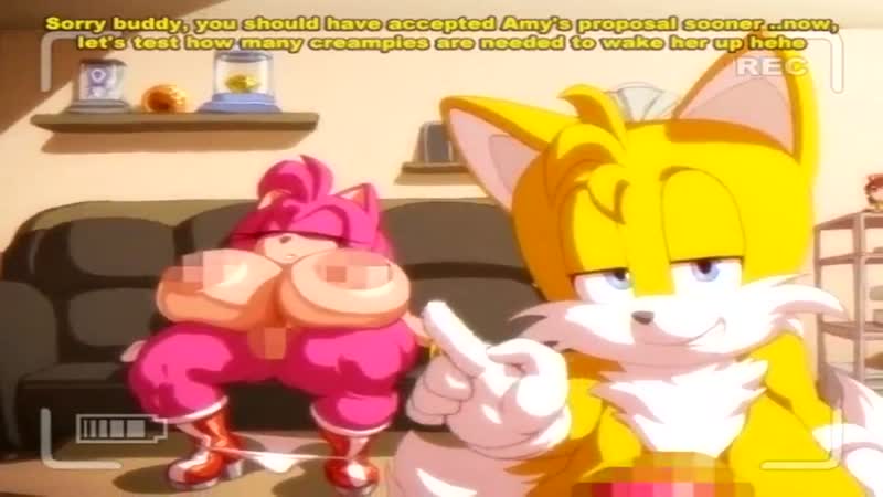1boy 1girls amy rose anal anal pounding anal rape angelauxes animated anthro areolae ass — NTR hentai video