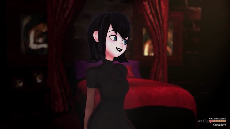 1boy 1girls 3d animated audiodude before and after black hair black lipstick blue eyes — NTR hentai video