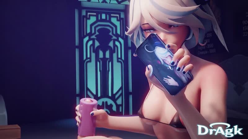 aether (genshin impact) animated black body cheating girlfriend cucked by monster cuckold — NTR hentai video