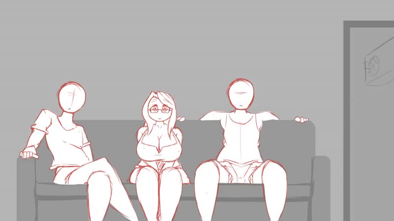 1girls 2boys after sex anal anal penetration anal sex animated animation anus areolae ass — NTR hentai video