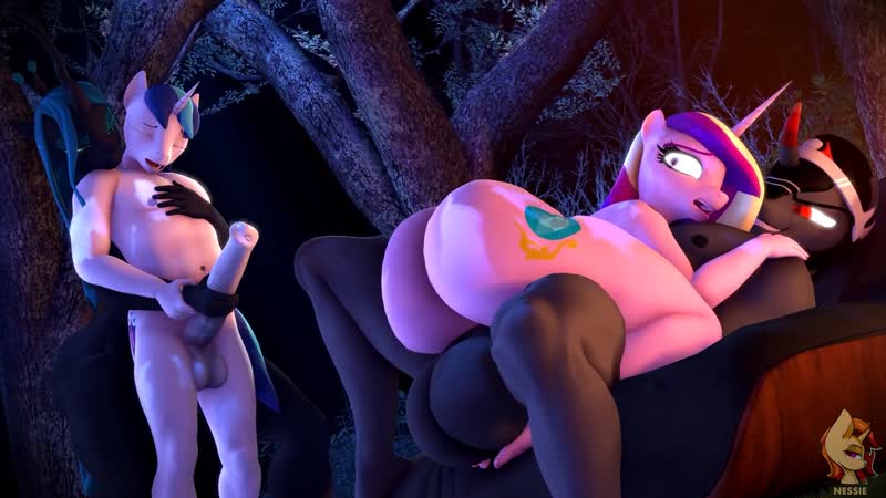 1futa 1girls 2boys 3d 3d (artwork) 3d animation alicorn animated anthro ass balls big — NTR hentai video