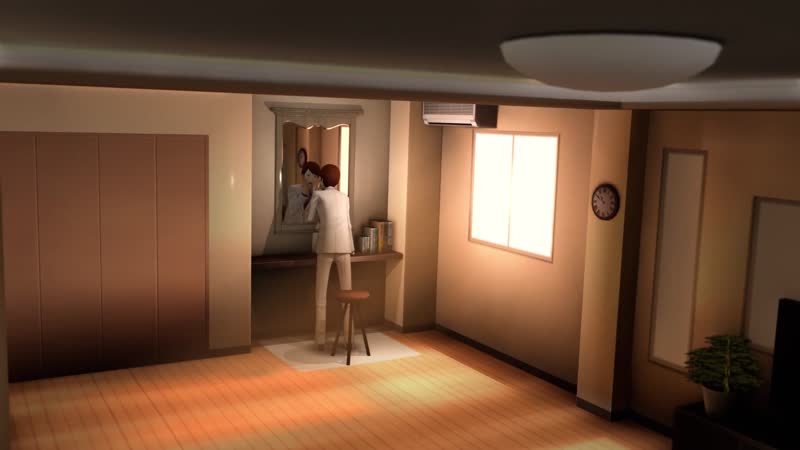 1girls 3boys 3d 3d (artwork) 3d animation accurate art style akira kurusu all fours — NTR hentai video