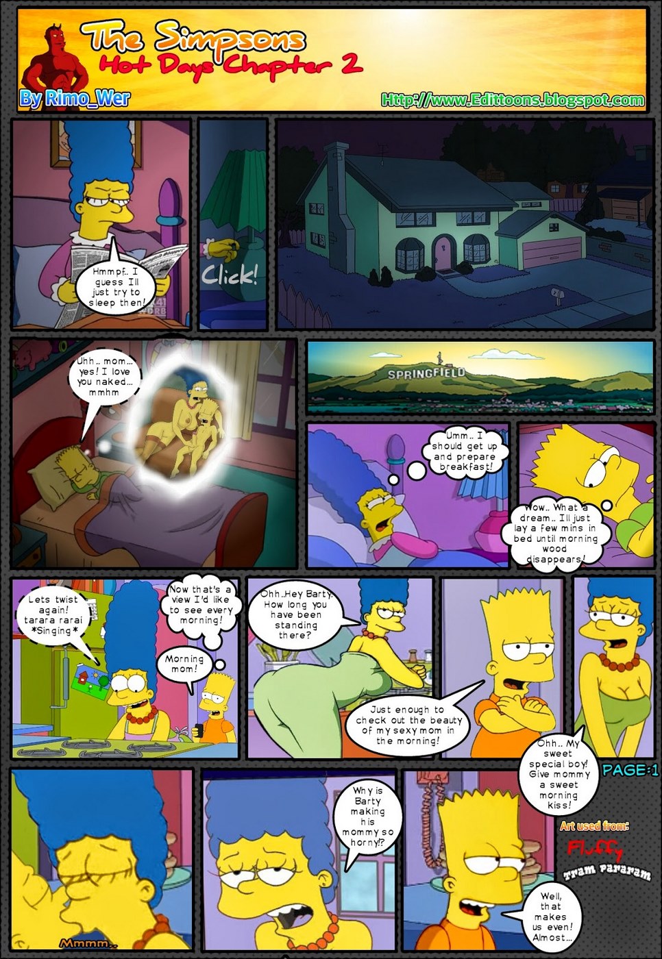 Simpsons Hot Days chapter 2 - Comique | nHentai : Free Hentai Manga,  Doujinshi and Comics Online!