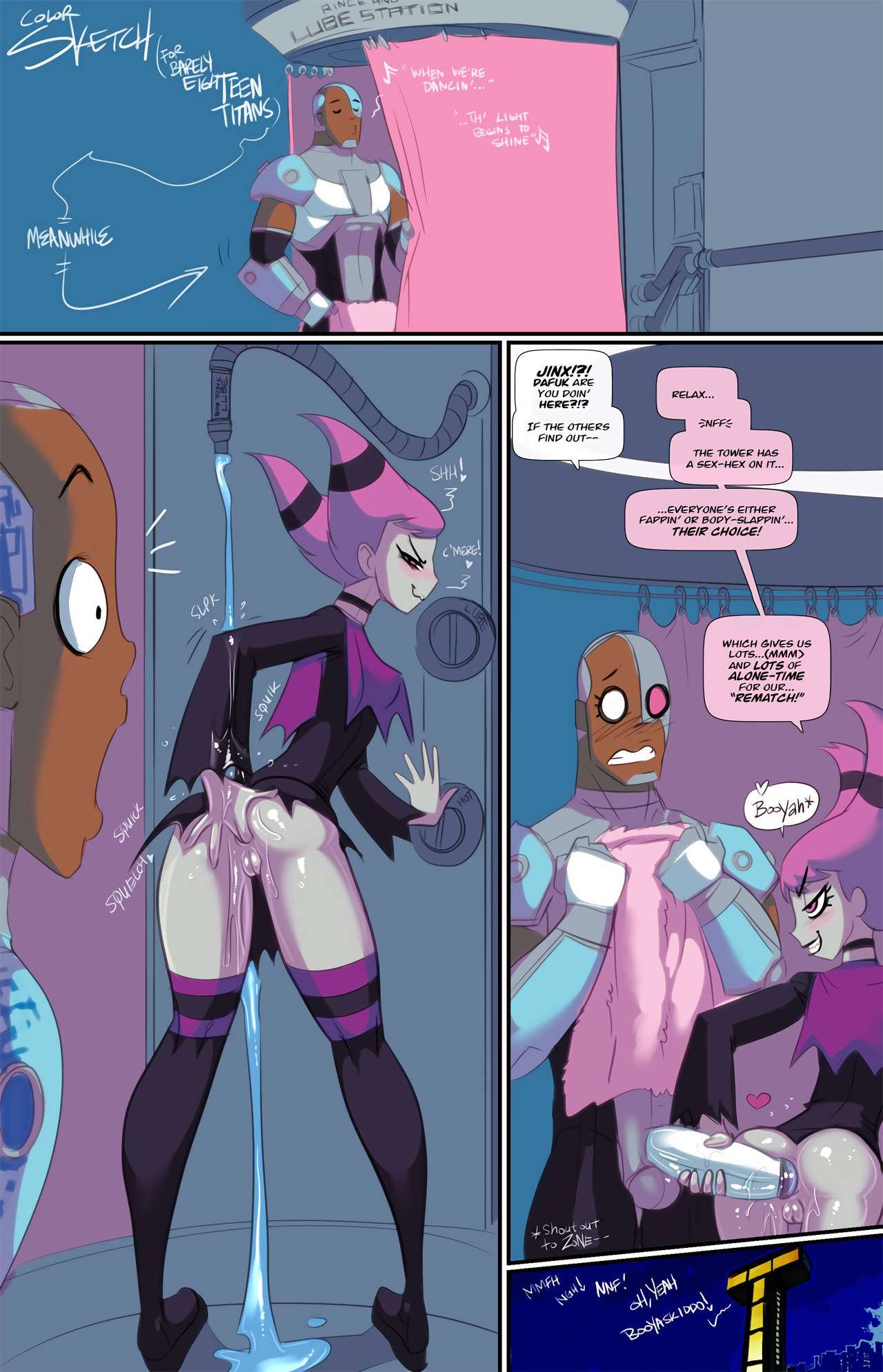 Read Barely Eigh Teen Titans – Fred Perry | nHentai : Free Hentai Manga,  Doujinshi and Comics Online!