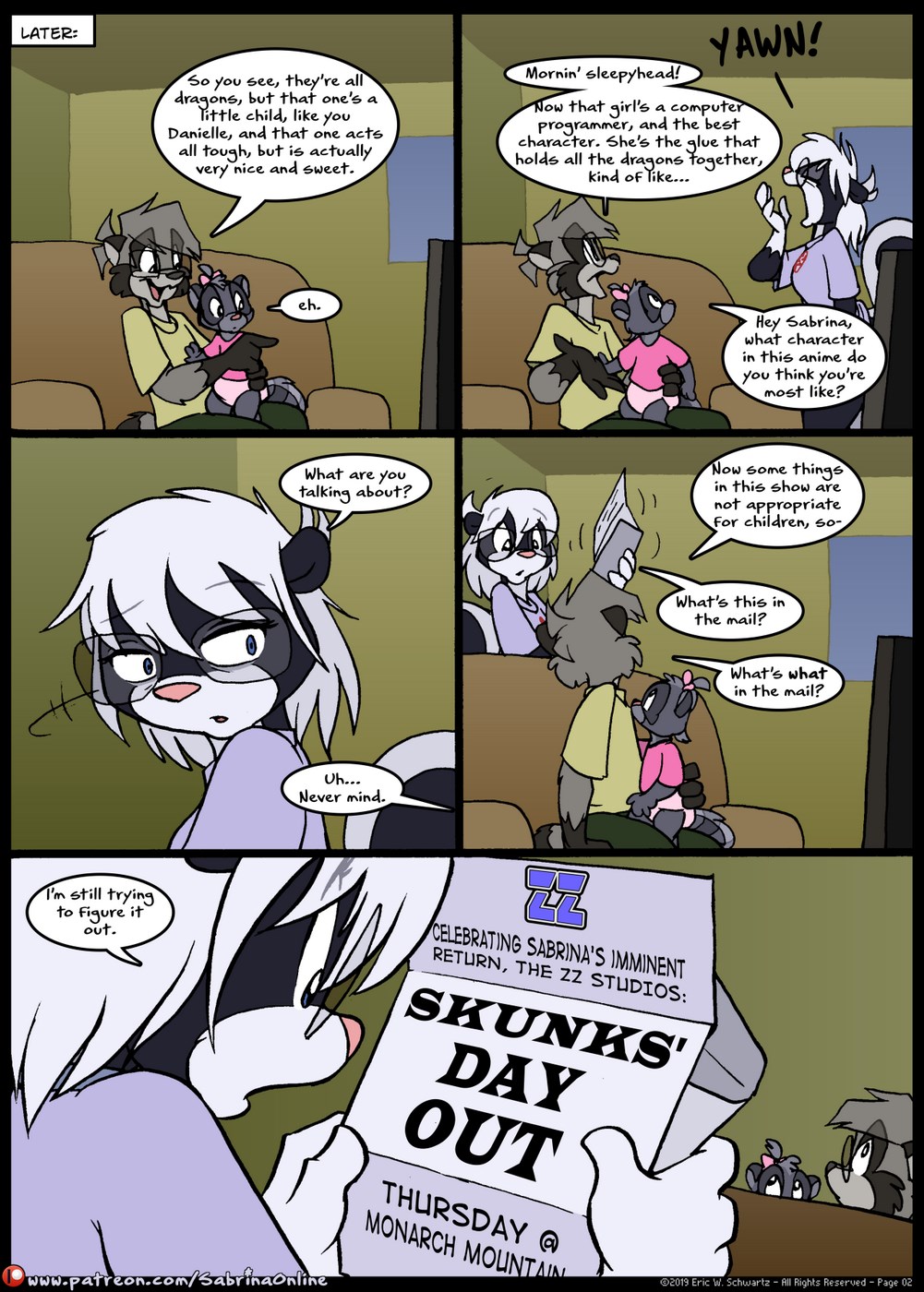 Read Sabrina Online Skunks Day Out Eric W Schwartz nHentai  