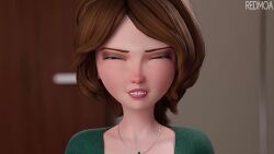 Aunt Cass & Cass Hamada (Big Hero 6) Cartoon Porn Video – Anus