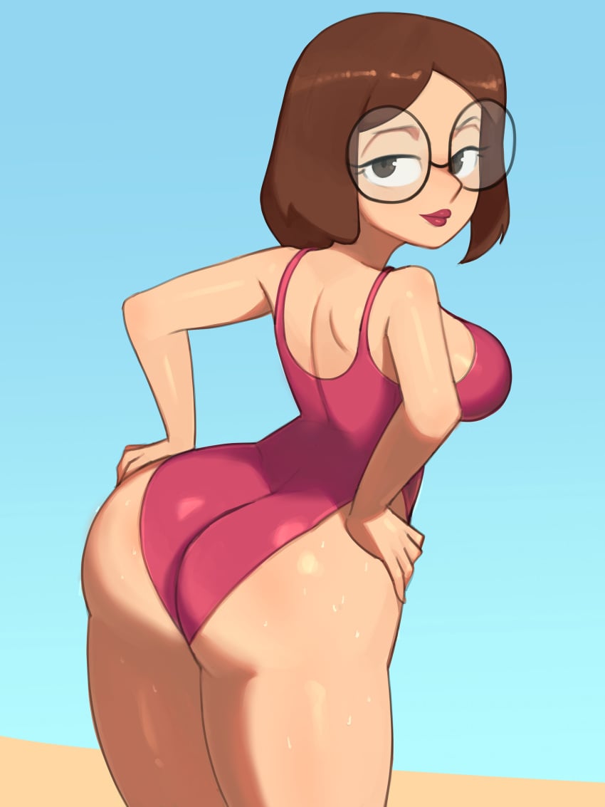 Meg Griffin (Family Guy) Cartoon Porn – Ass – Back View