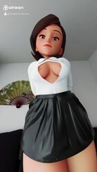 Helen Parr (2 Phut Hon) Cartoon Porn Video – Areolae – Breasts