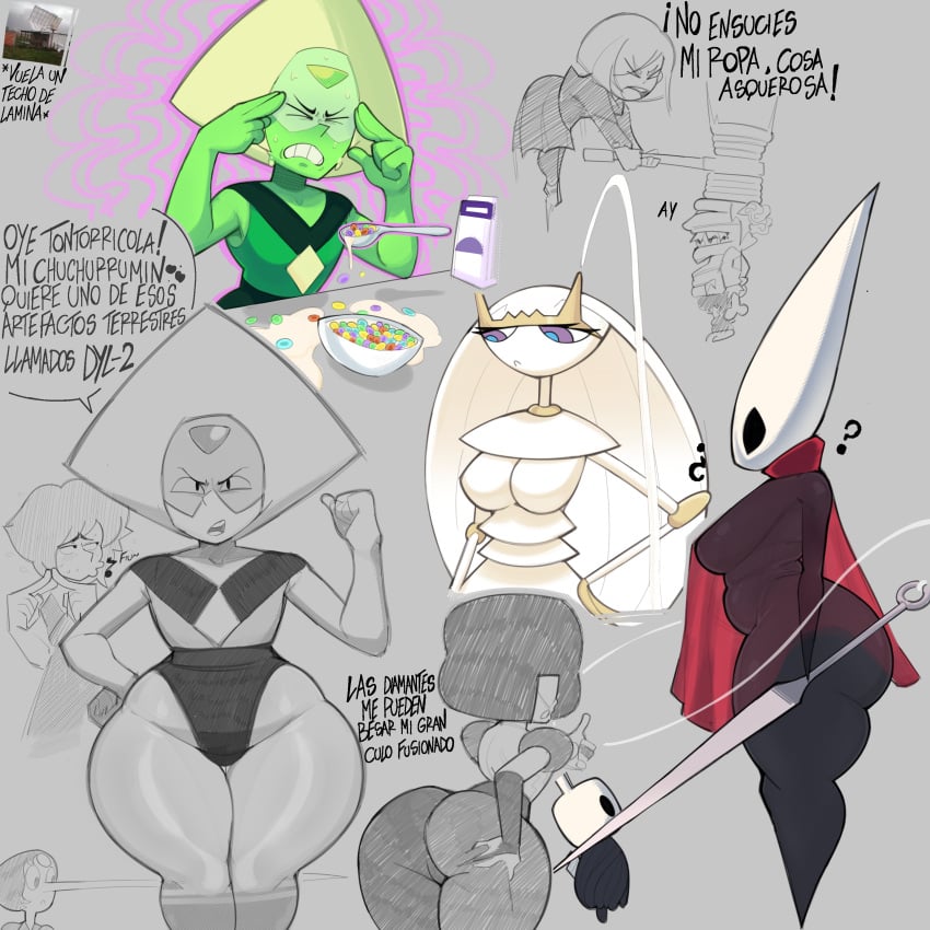 Garnet & Hornet (Hollow Knight) Cartoon Porn – Ass – Big Ass
