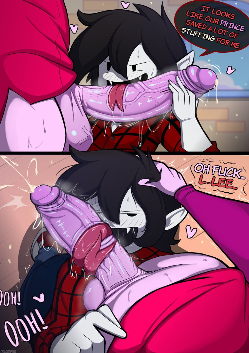 Marshall Lee & Prince Gumball (Adventure Time) Cartoon Porn – Artist…