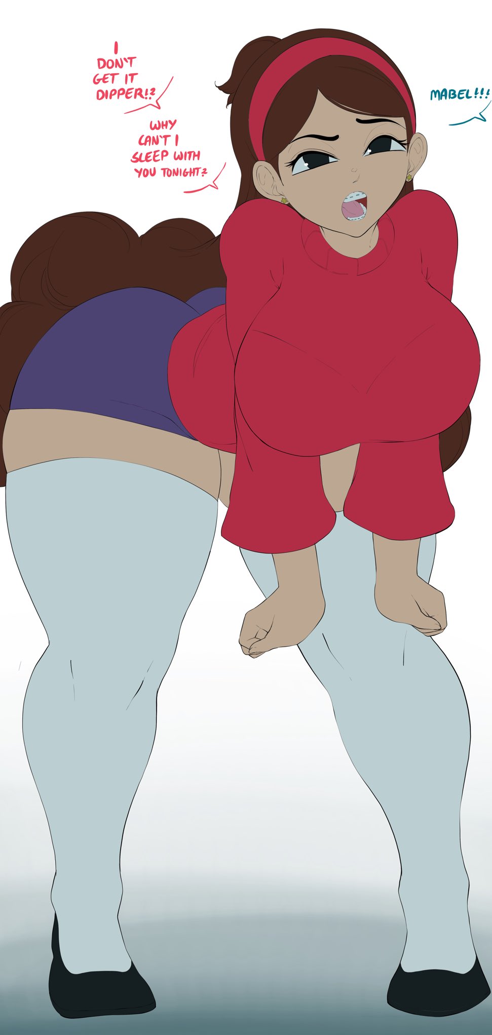Mabel Pines (Disney) Cartoon Porn – Aged Up – Alternate Breast Size