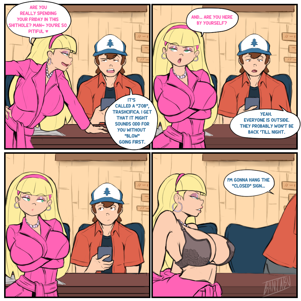 Dipper Pines & Pacifica Northwest (Disney) Cartoon Porn – Aged Up