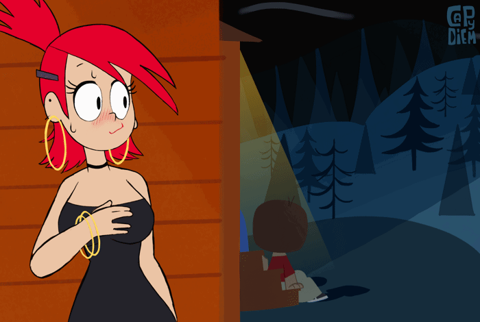 Frankie Foster (Cartoon Network) Cartoon Porn GIF – Black Dress
