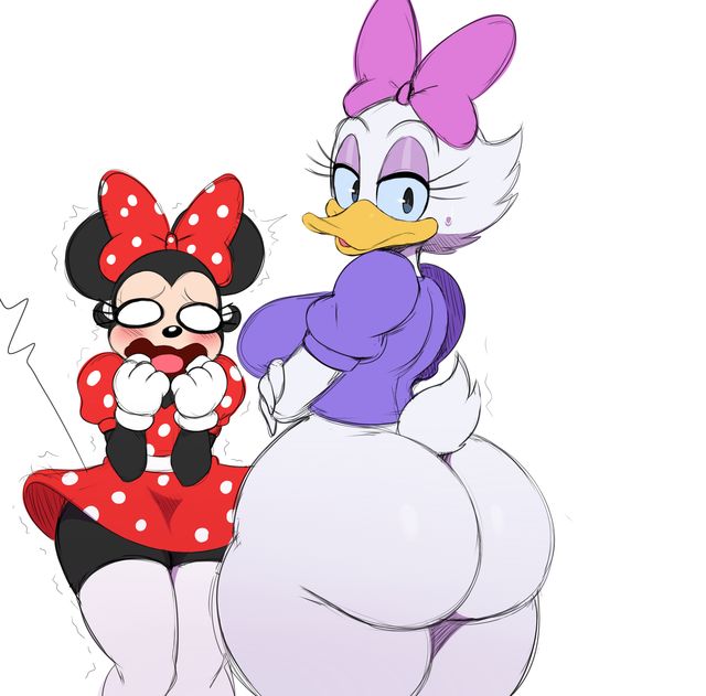 Daisy Duck & Minnie Mouse (Disney) Cartoon Porn – Anthro – Arms Under…