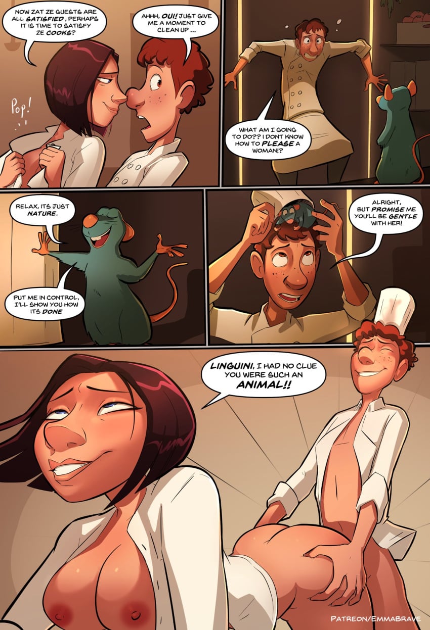 Alfredo Linguini & Colette Tatou (Disney) Cartoon Porn – Alternate Br…