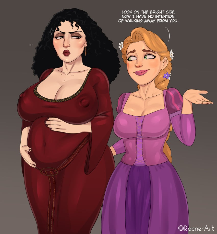 Mother Gothel & Rapunzel (Disney) Cartoon Porn – Adoptive Daughter (3)
