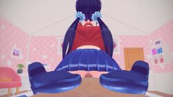Crazy Mita & Mita (Miside) Cartoon Porn Video – Anus – Ass