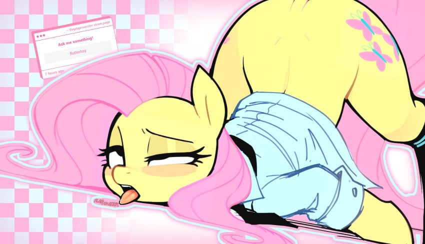Fluttershy (My Little Pony) Cartoon Porn – Feral – Orgasm