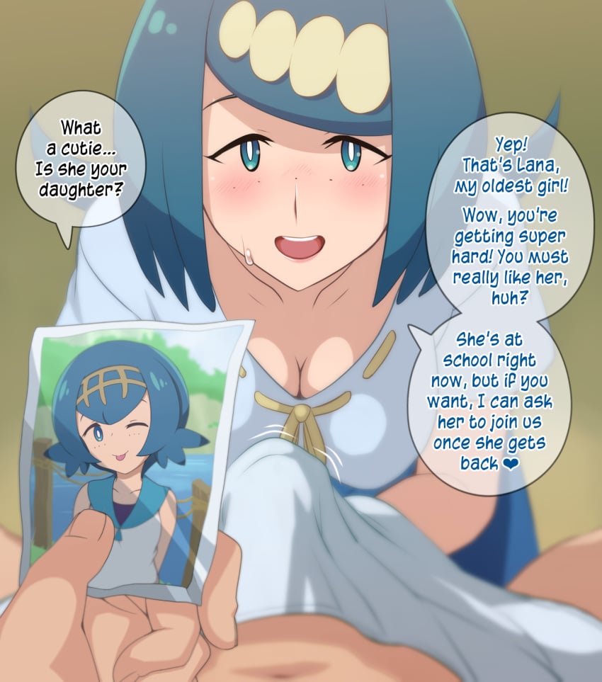 Lana's Mother & Lana (Pokemon) Rule 34 – Blue Eyes
