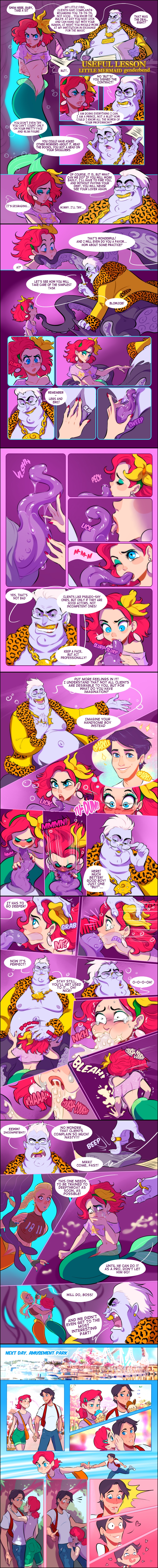 Ariel & Ariel (Disney) Cartoon Porn – After Sex – Age Difference