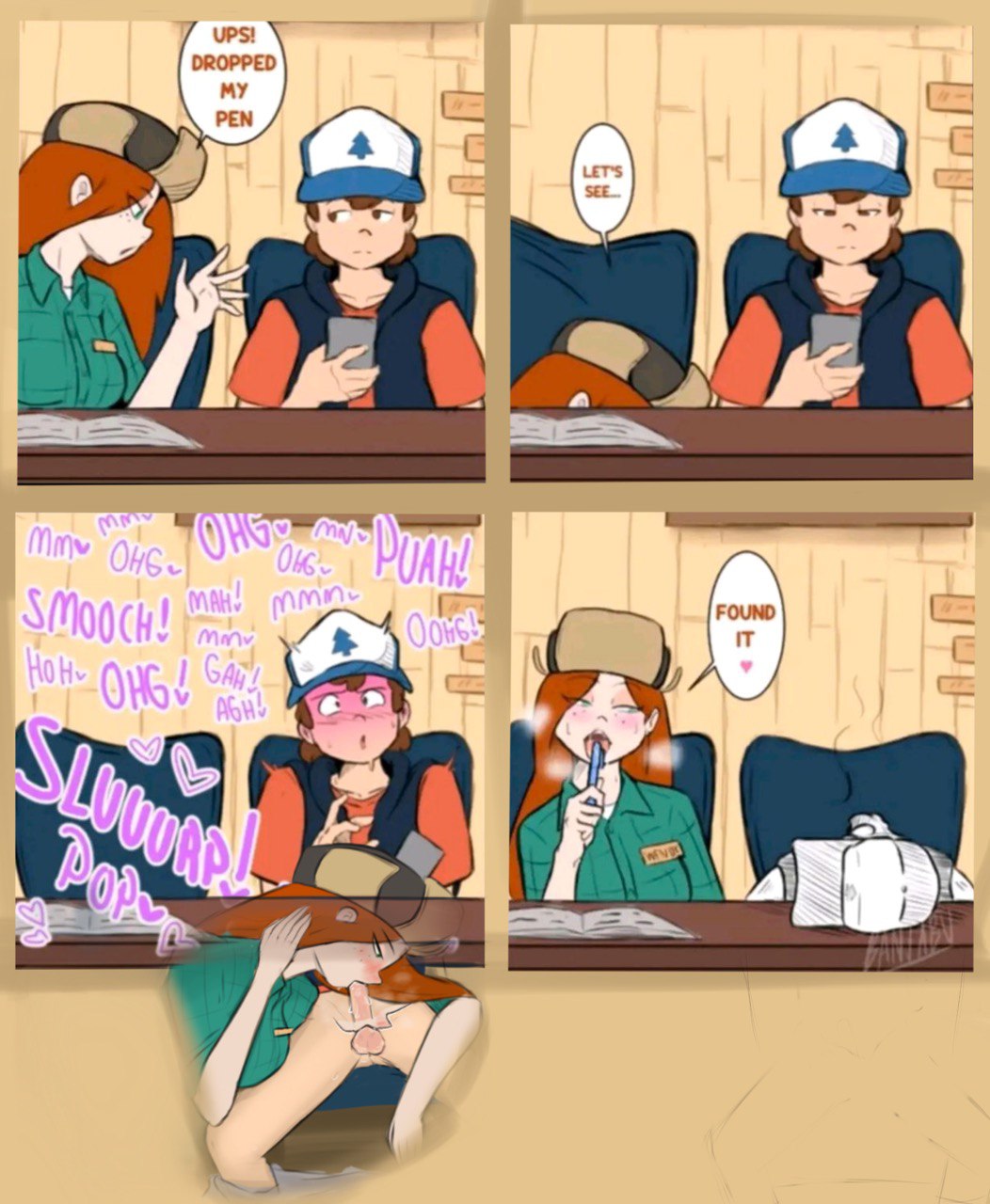 Dipper Pines & Wendy Corduroy (Disney) Cartoon Porn – After Oral