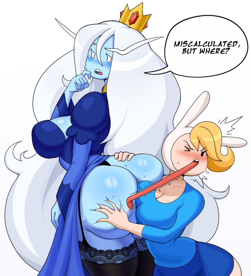 Fionna The Human Girl & Ice Queen (Adventure Time) Cartoon Porn – Blu…