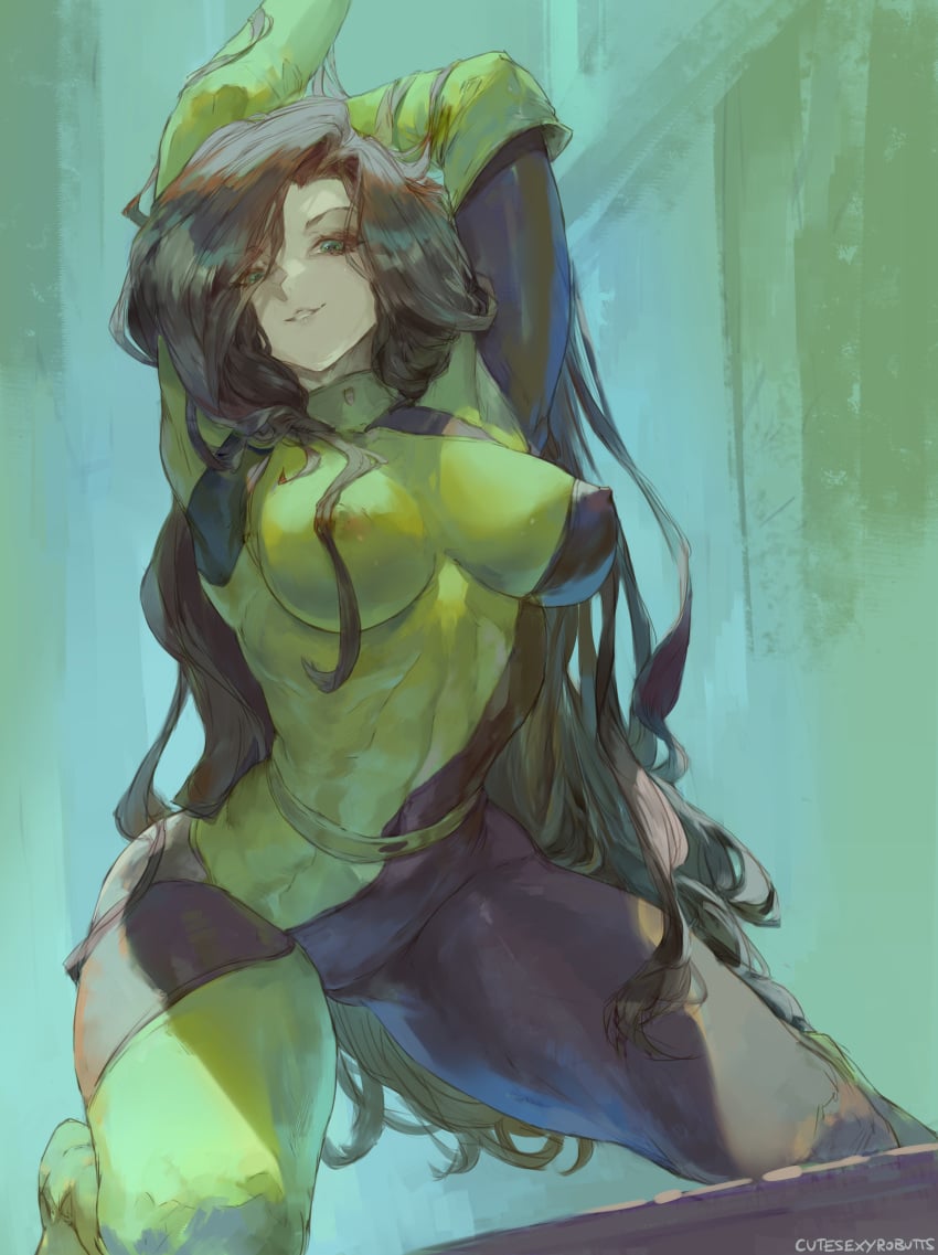 Shego (Disney) Cartoon Porn – Arms Up – Artist Signature