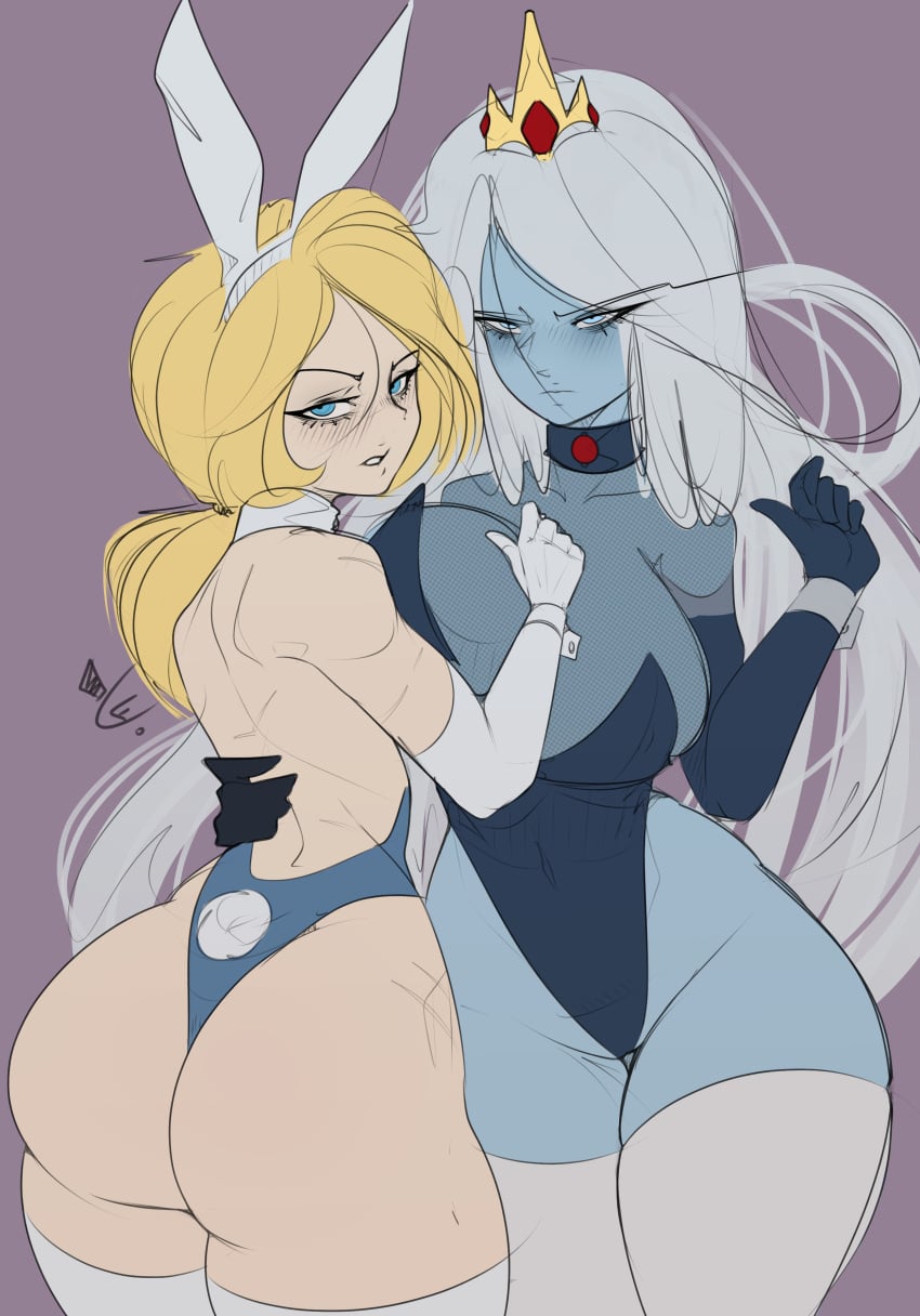 Fionna The Human Girl & Ice Queen (Adventure Time) Cartoon Porn – Ang…