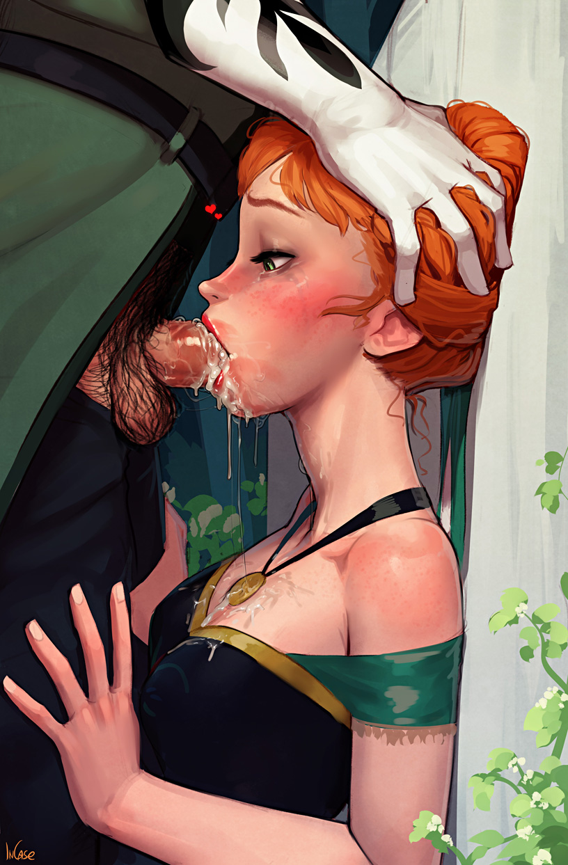 Anna (Disney) Cartoon Porn – Against Wall – Back Against Wall