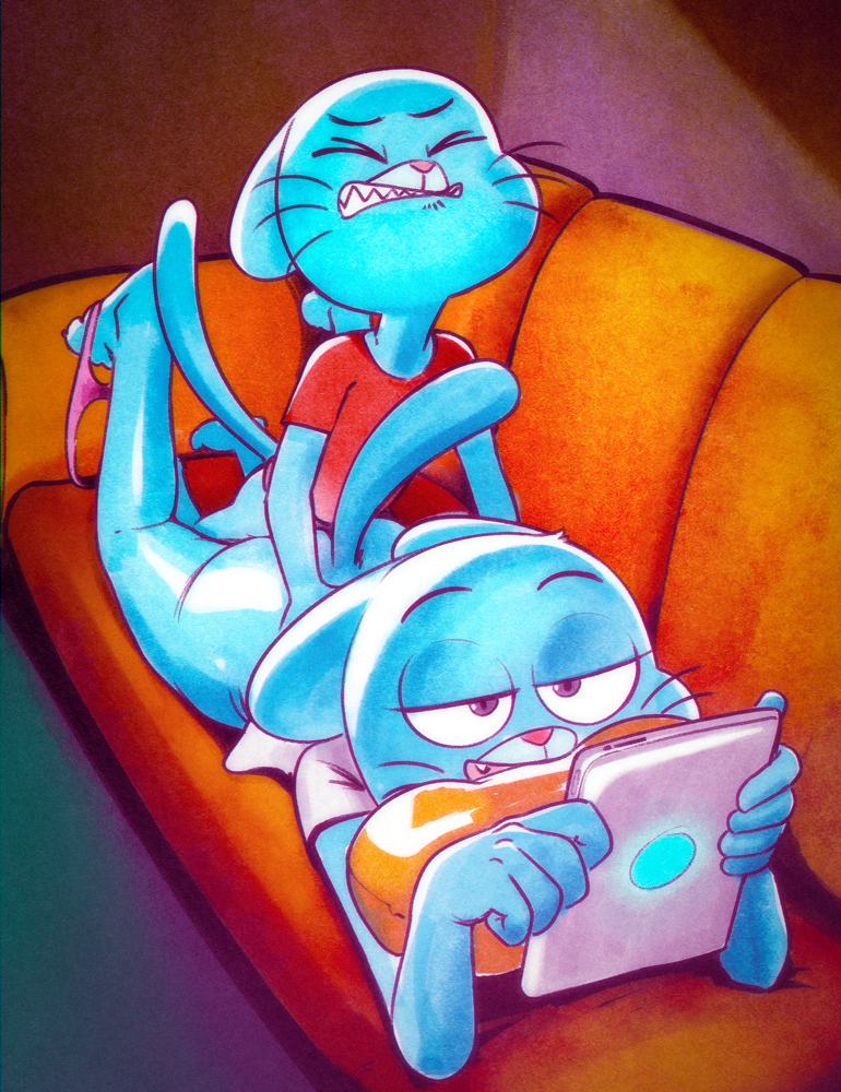 Gumball Watterson & Nicole Watterson (Cartoon Network) Cartoon Porn