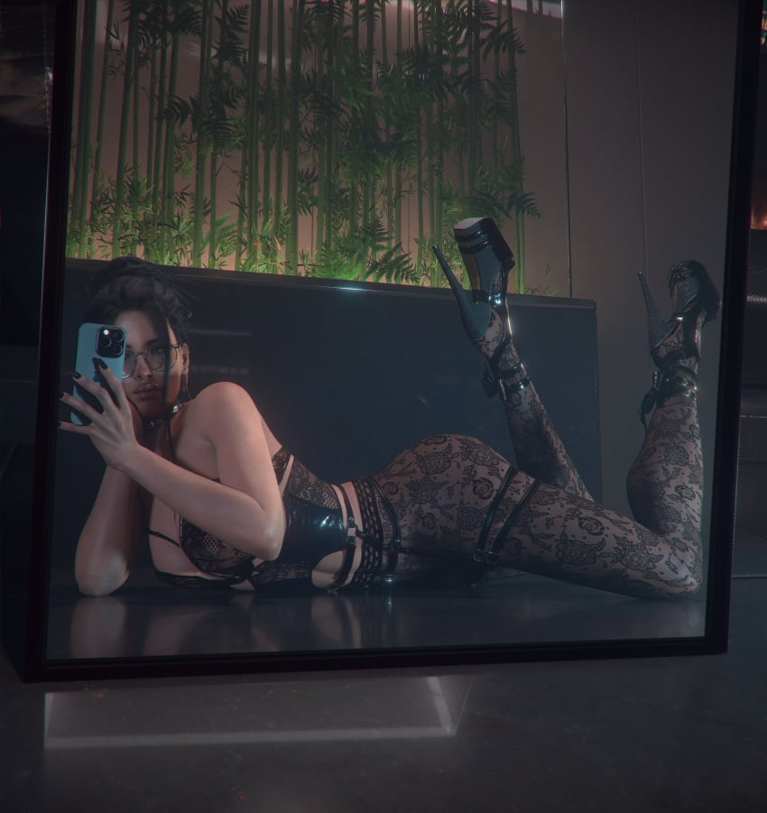 Panam Palmer (Cd Projekt Red) Cartoon Porn – Ass – Dark Skin