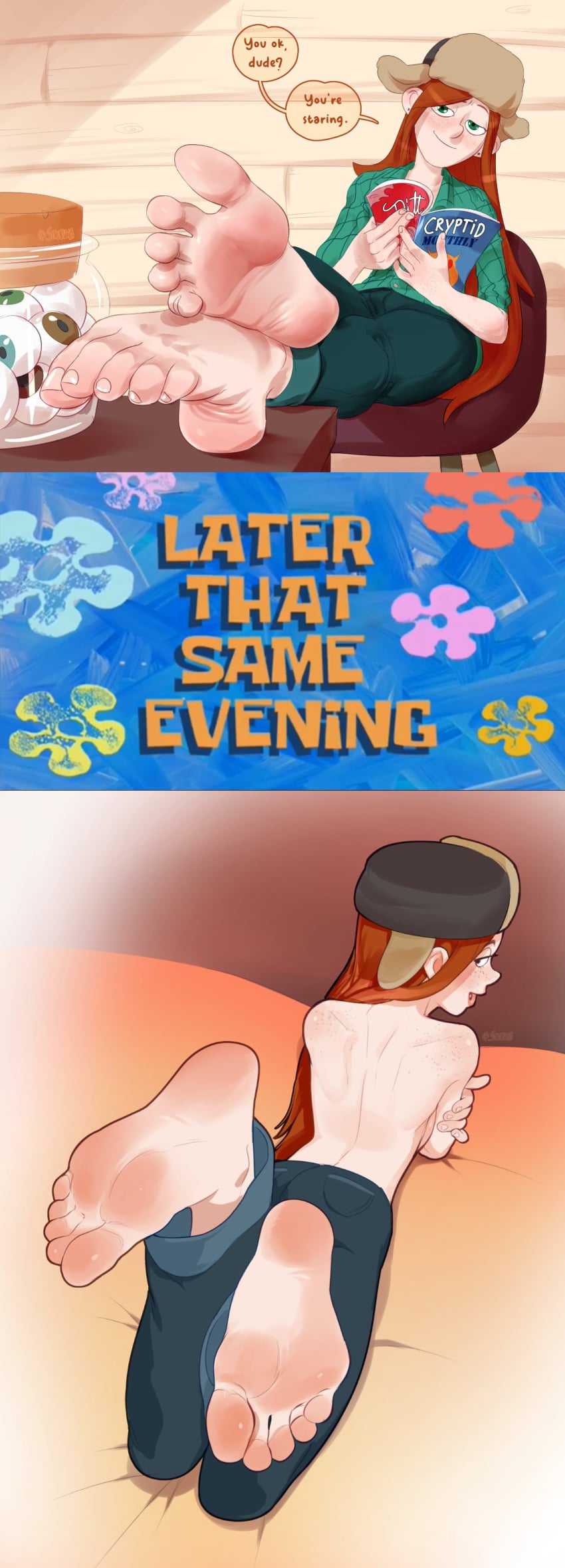 Wendy Corduroy (Gravity Falls) Cartoon Porn – Babe – Barefoot