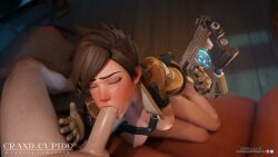 Tracer (Overwatch) Cartoon Porn Video – Blowjob – Breast