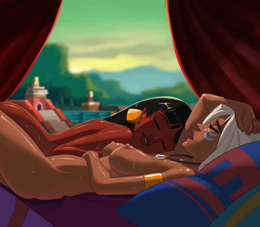Chel & Kida (Atlantis: The Lost Empire) Cartoon Porn – After Sex