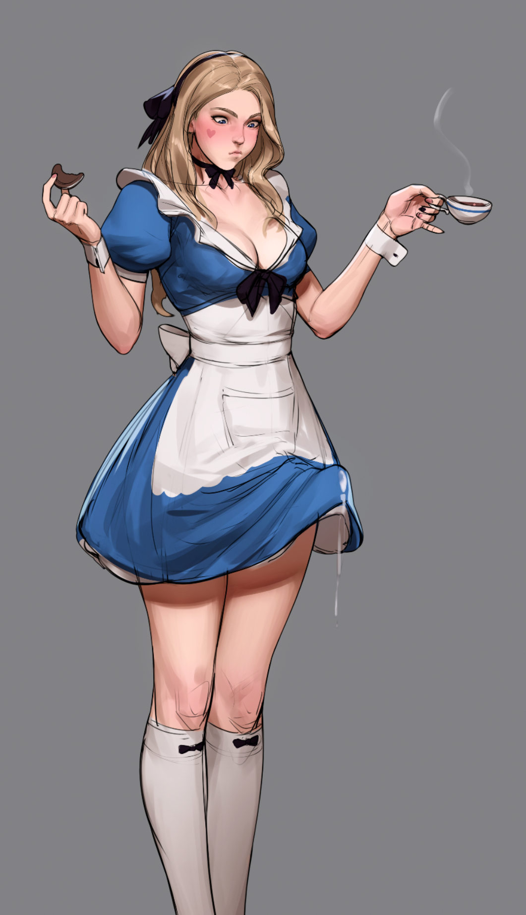 Alice & Alice Liddell (Alice In Wonderland) Cartoon Porn – Big Penis