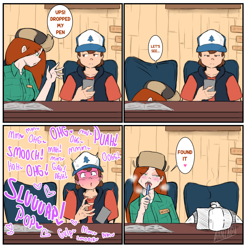 Dipper Pines (Ahe Gao) Cartoon Porn – After Deepthroat