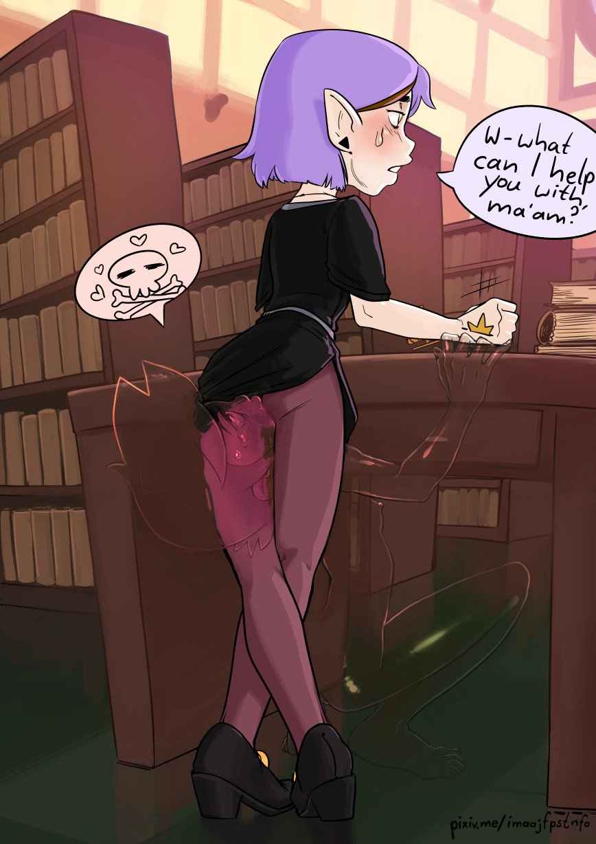 Amity Blight & Luz Noceda (Disney) Cartoon Porn – Arched Back – Asphy…