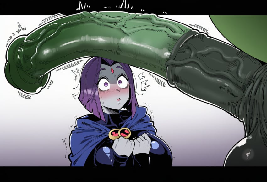 Beast Boy & Rachel Roth (Dc) Cartoon Porn – Animal Penis – Ass