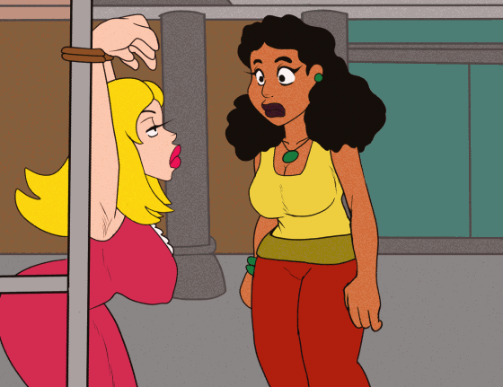 Amy Wong & Francine Smith (American Dad) Cartoon Porn GIF – Arabian F…