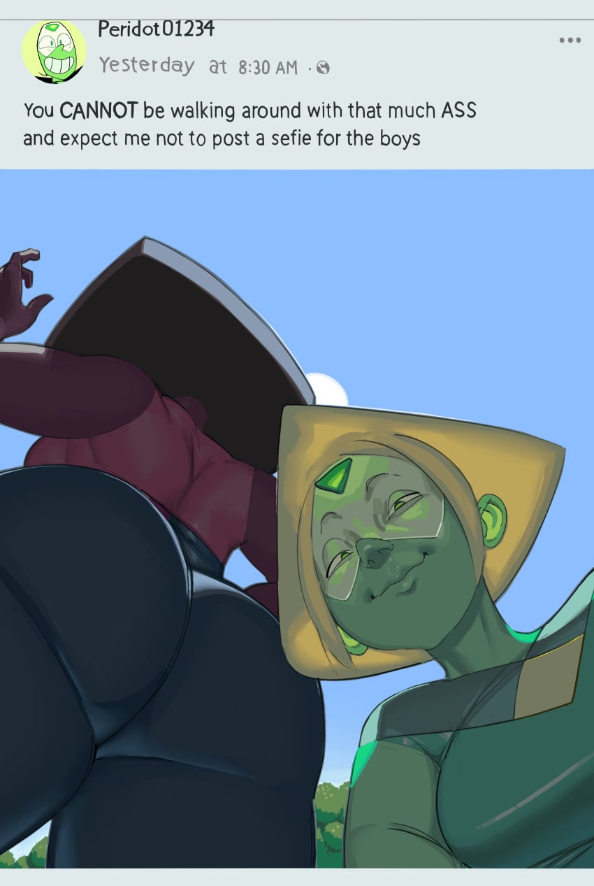 Garnet & Gem (Cartoon Network) Cartoon Porn – Afro – Ass – Peridot