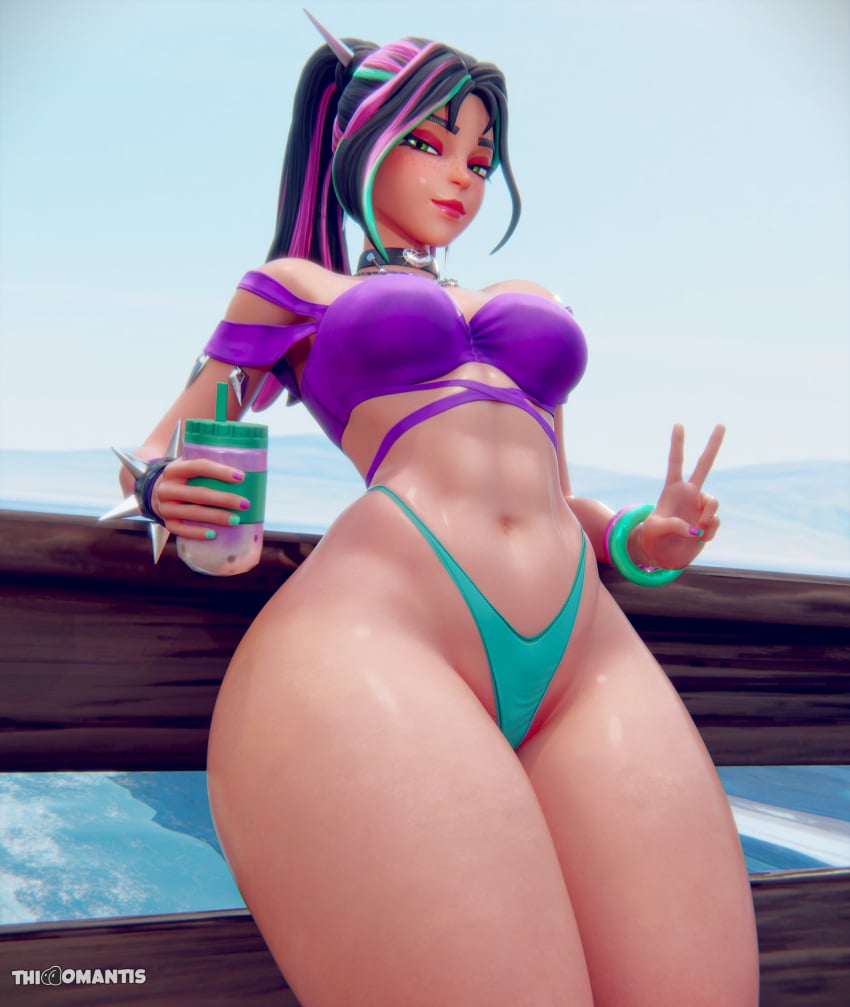 Helsie & Sand Witch Helsie (Epic Games) Cartoon Porn – Beach – Big Th…