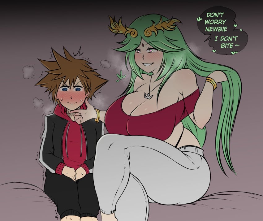 Palutena & Sora (Disney) Cartoon Porn – Age Difference – Ass