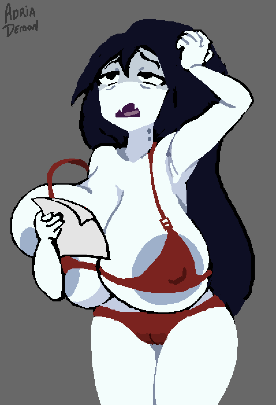 Marceline & Marceline Abadeer (Adventure Time) Cartoon Porn GIF – Bar…