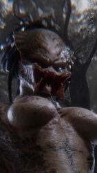 Female Yautja & Yautja (20th Century Studios) Cartoon Porn Video